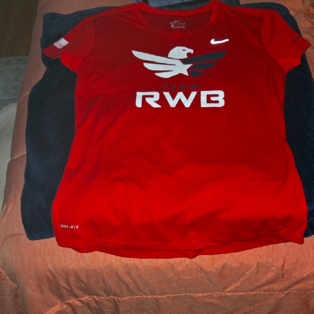 Nike Red Performance Tee Short Sleeve